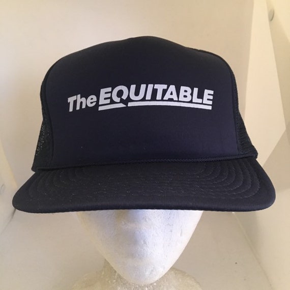 Vintage the equitable Trucker SnapBack hat 1990s … - image 1