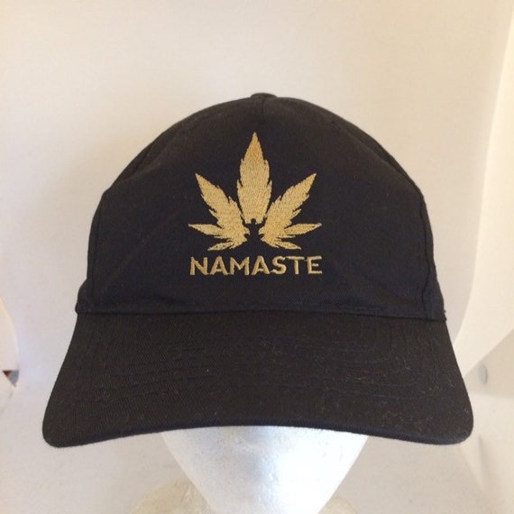 Vintage namaste SnapBack Hat 1990s 1980s adjustab… - image 2