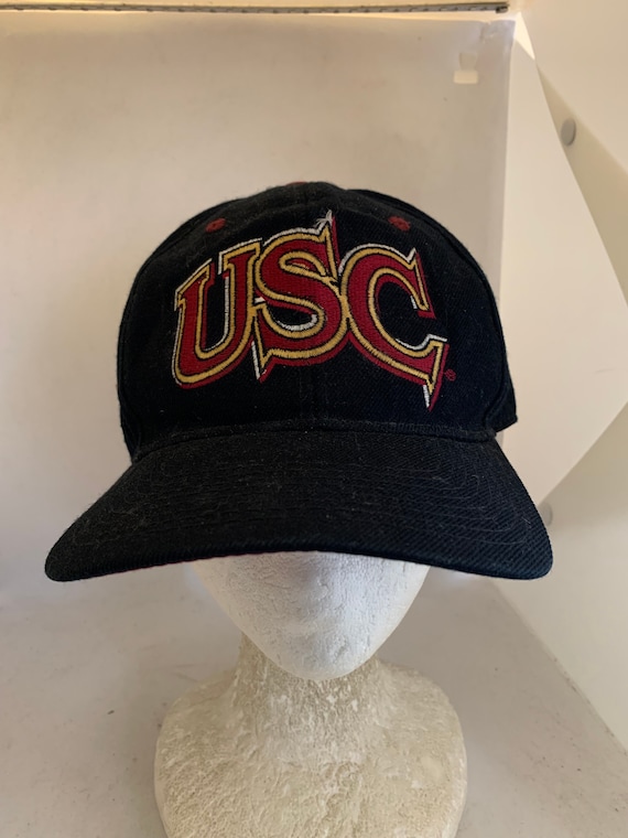 Vintage USC Trojans fitted hat size 7 1/8 1990s 8… - image 1