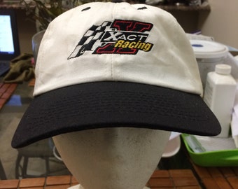 Vintage Xact Racing Strapback Hat 1990s