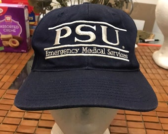 Vintage penn state emergency medical service SnapBack hat the game 1980s 90s