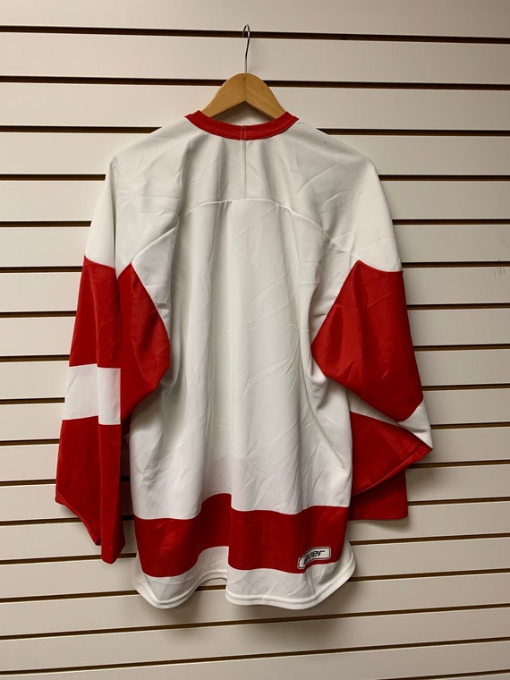 Vintage Detroit red wings blank hockey jersey siz… - image 7
