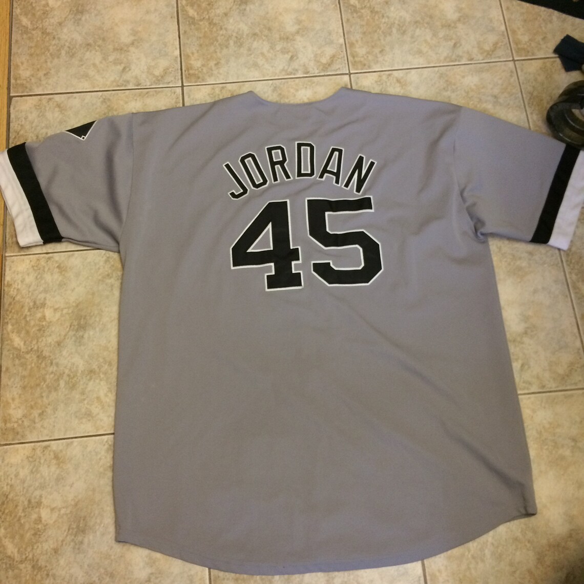 michael jordan's baseball jersey