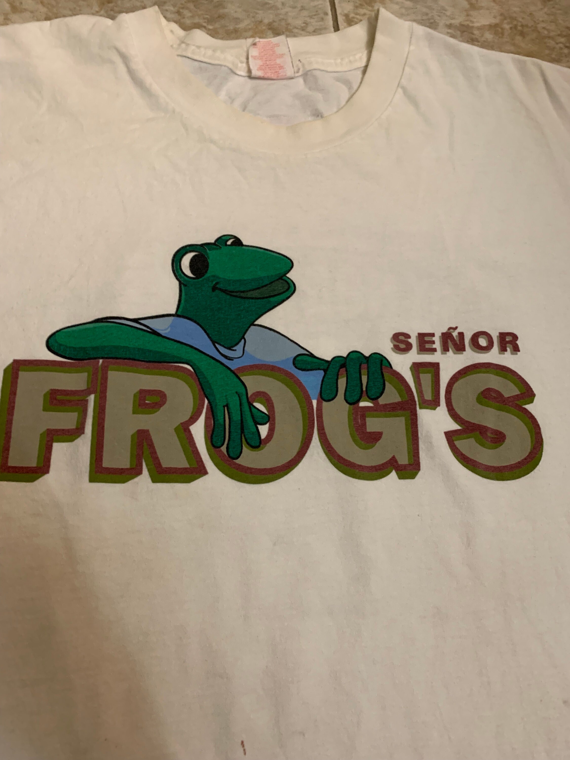 Vintage Senor Frogs T Shirt Size XL 1990s 80s - Etsy
