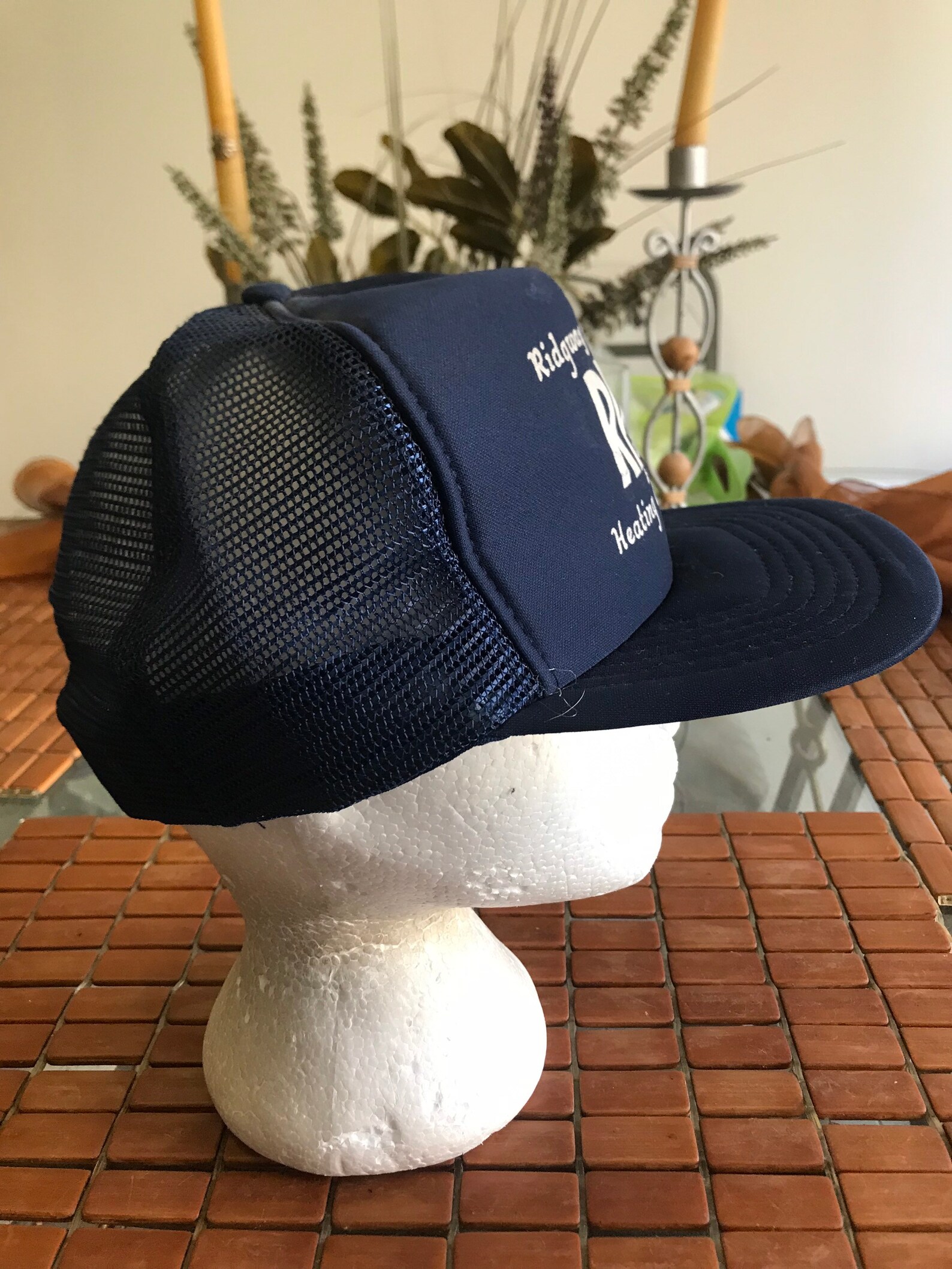 Ridgway Plumbing and Heating Co.vintage Trucker Snapback Hat Etsy