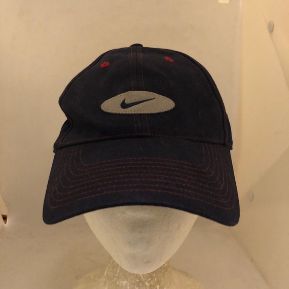 Vintage Nike Strapback hat adjustable 1990s 80s D… - image 1