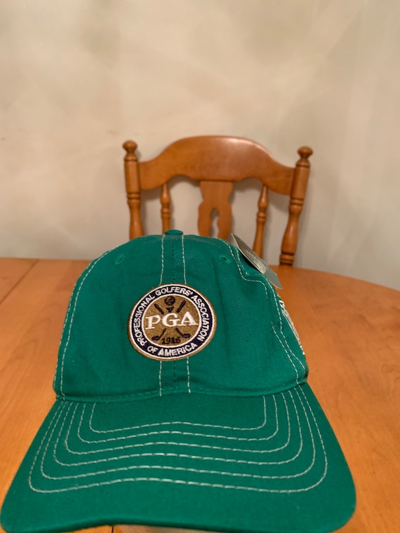 Vintage pga Strap back hat 1990s 80s R1 - image 2