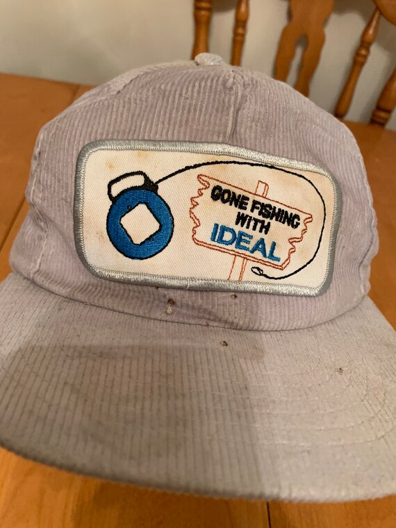 Vintage gone fishing Snapback hat 1990s 80s R1 - image 3