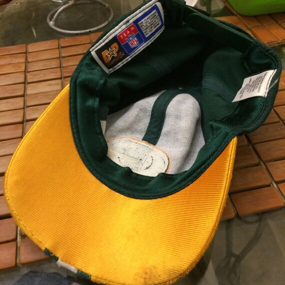 Vintage Green Bay Packers Snapback Hat 1990s - image 4