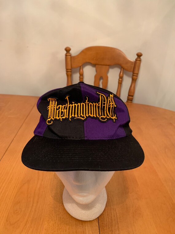 Vintage Washington DC Trucker SnapBack Hat 1990s … - image 1