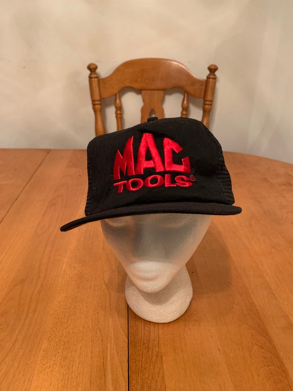 Vintage Mac tools Trucker Snapback hat 1990s 80s … - image 1