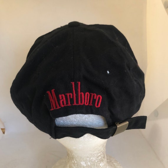 Vintage Marlboro Strapback hat adjustable 1990s 1… - image 3