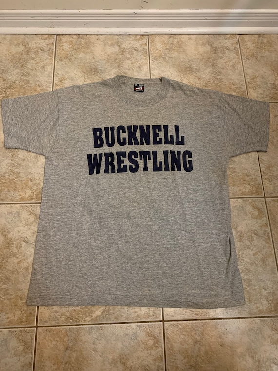 Vintage bucknell wrestling T shirt size XL 1990s 8