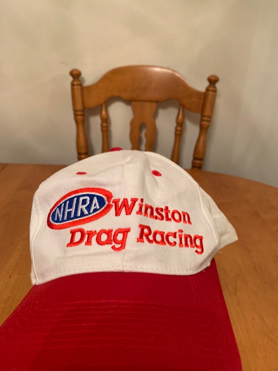 Vintage Winston drag racing Trucker Snapback hat … - image 2
