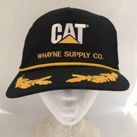 Vintage Cat Diesel Trucker SnapBack Hat Adjustable J30 - Gem