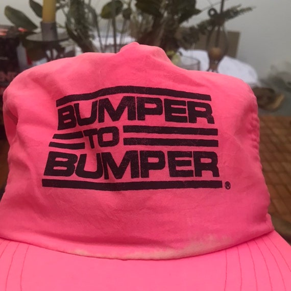 Vintage bumper to bumper Trucker SnapBack hat 198… - image 2