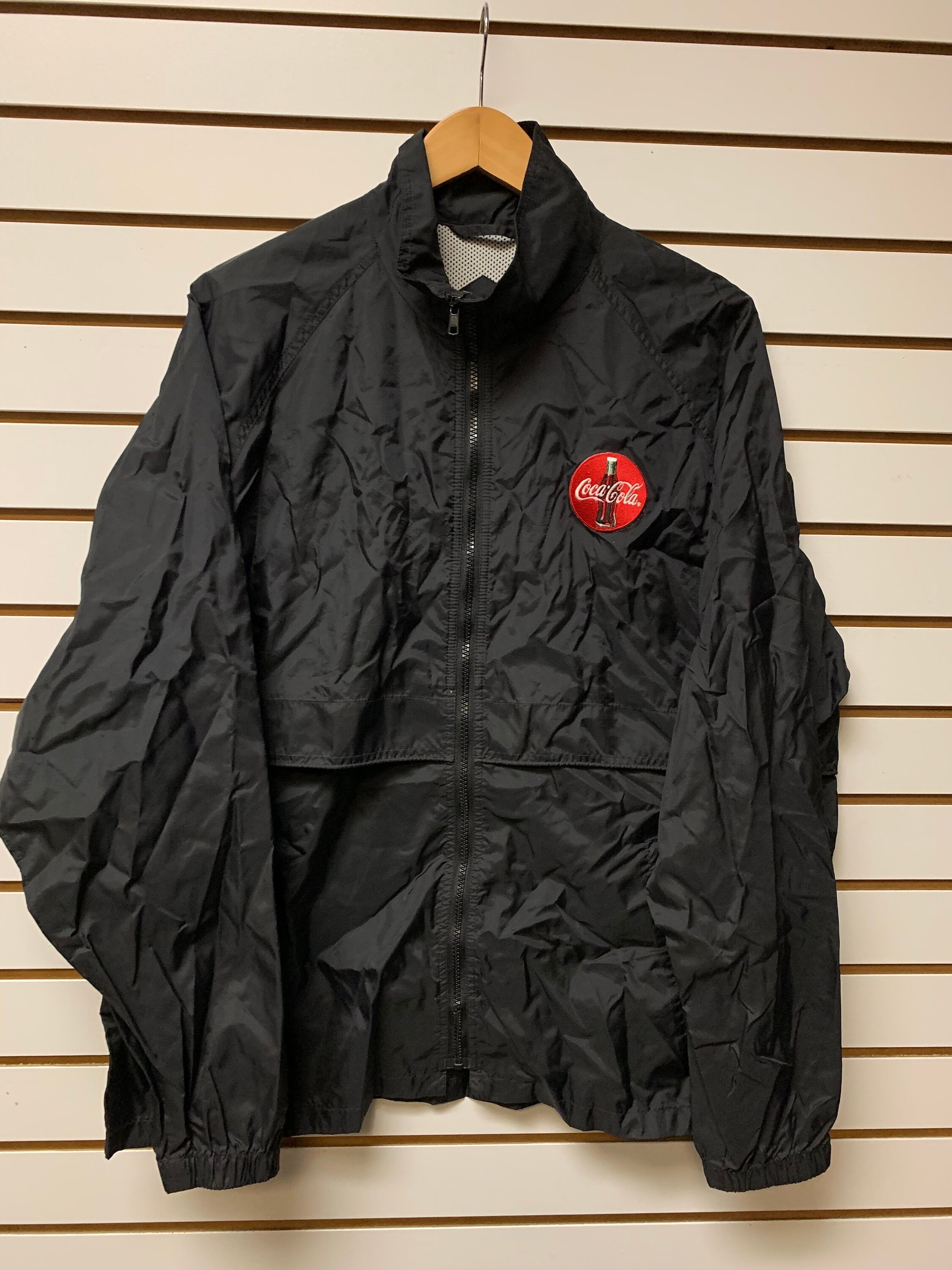 Coca Cola Windbreaker - Etsy Coca Cola Windbreaker - Etsy