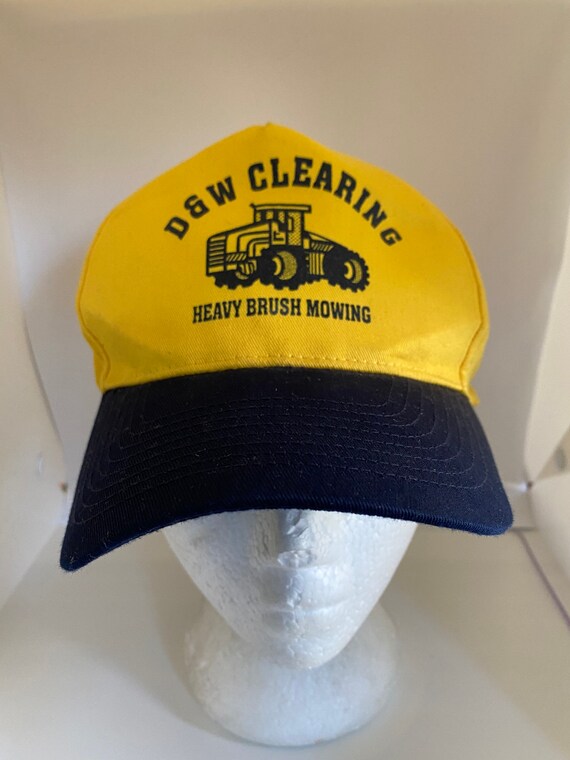 D&W Cleaning Vintage Trucker Snapback hat adjustable … Gem