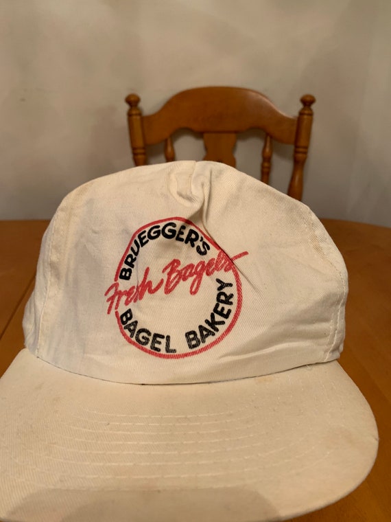 Vintage fresh bagels Trucker Snapback hat 1990s 8… - image 2