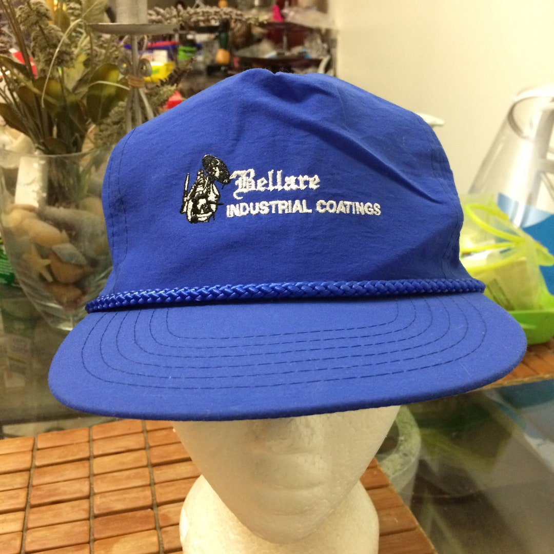 Vintage Bellare Industrial Coating Trucker Snapback Hat 1990s Etsy