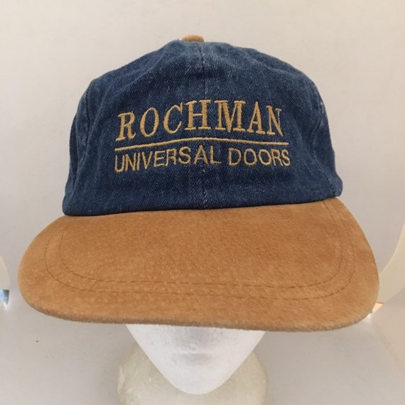 Vintage Rochman universal doors Strapback hat 199… - image 1