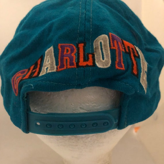 Vintage Charlotte Hornets Snapback hat adjustable… - image 5