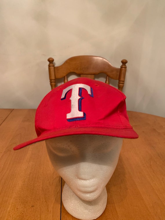 Vintage texas rangers Trucker Snapback hat 1990s 8