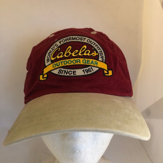 Vintage Cabelas Strapback hat adjustable 1990s 19… - image 2