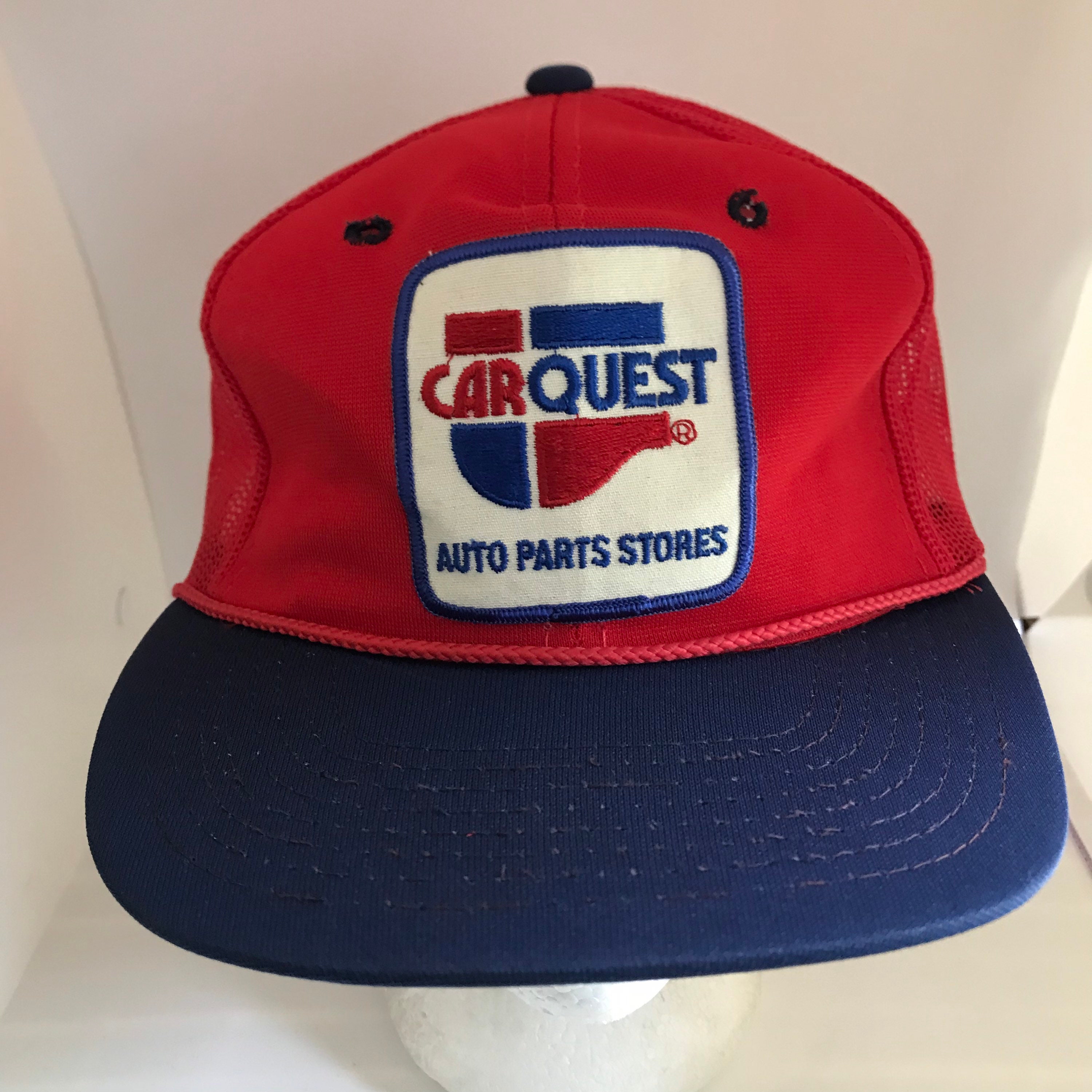 Vintage Carquest Auto Parts Store Trucker Snapback Hat Etsy UK