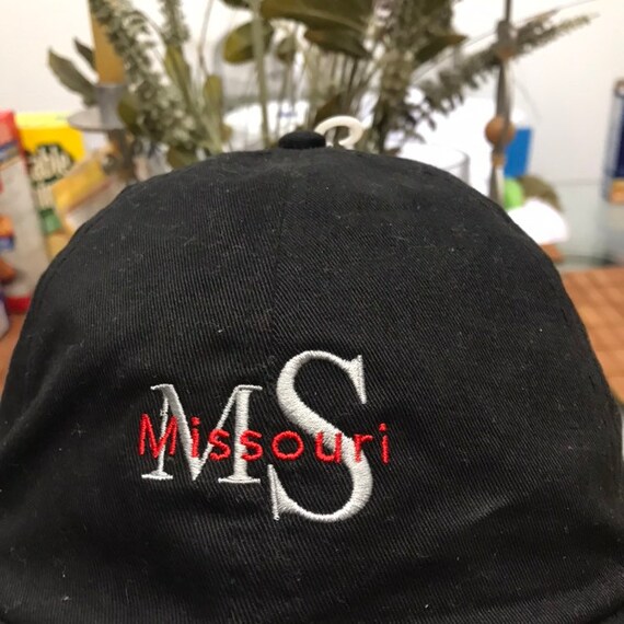 Vintage Missouri Strapback Hat 1990s T1 - image 3