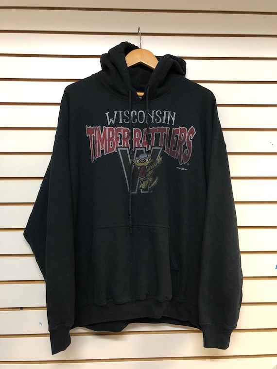 Vintage Wisconsin Timber Rattlers hoodie size XL 1