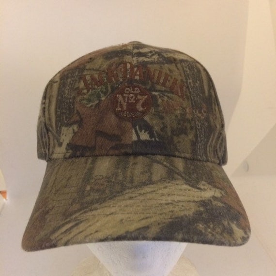 Vintage Jack Daniels camouflage Trucker Snapback … - image 2