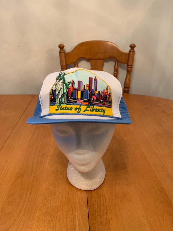 Vintage Statue of Liberty Trucker Snapback hat 199