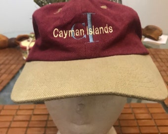 Isole Cayman Vintage Trucker Snapback cappello regolabile 1990