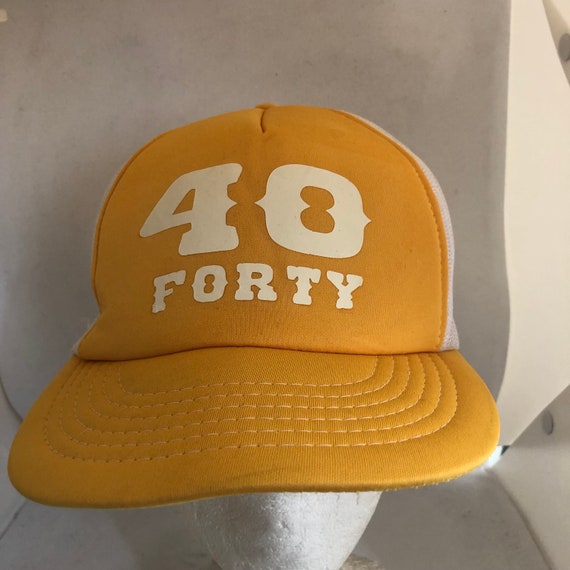 Vintage 40 Forty Trucker SnapBack Hat 1990s 80s 01 - image 2