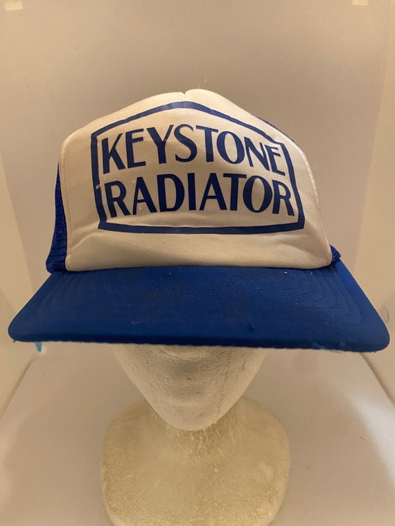 Vintage keystone radiator Trucker SnapBack hat 19… - image 1