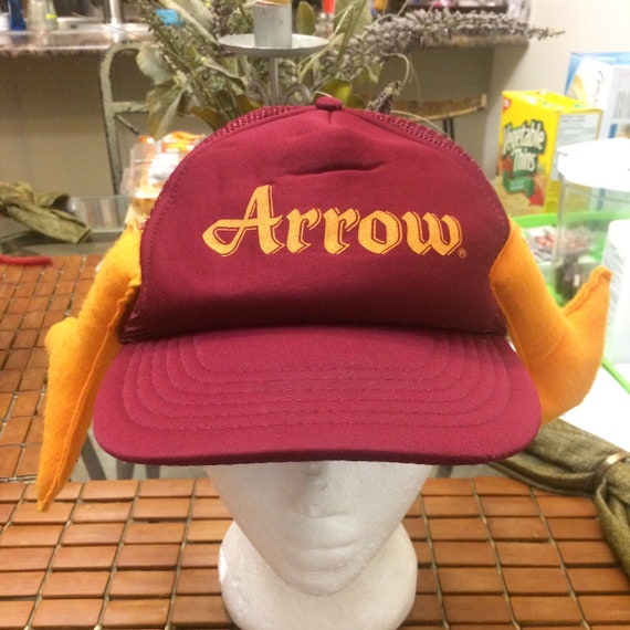 Vintage Arrow Trucker Snapback hat adjustable 198… - image 1