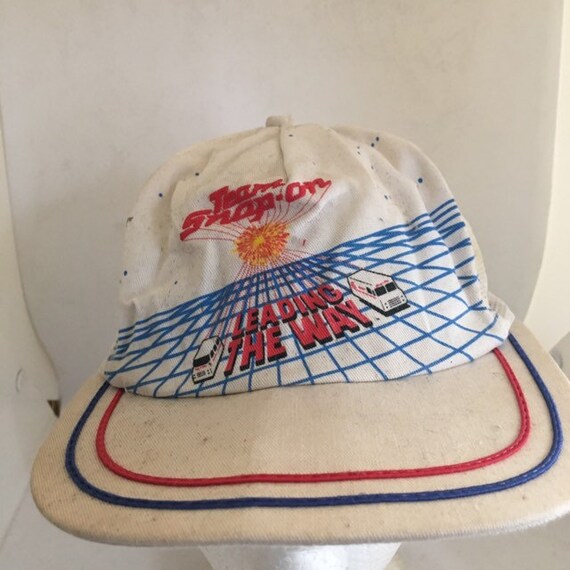 Vintage team snap on Trucker SnapBack Hat cap 198… - image 2