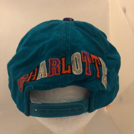 Vintage Charlotte Hornets Snapback hat adjustable… - image 4