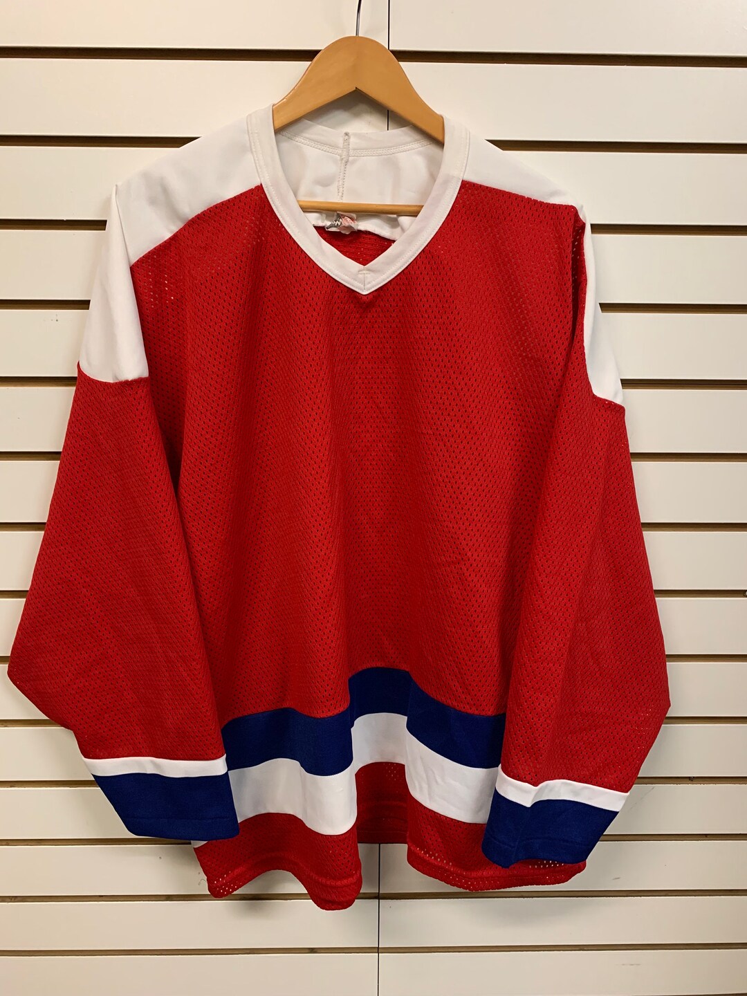 Vintage Blank Team Canada Hockey Jersey Size L/XL 1990s 80s Etsy Canada