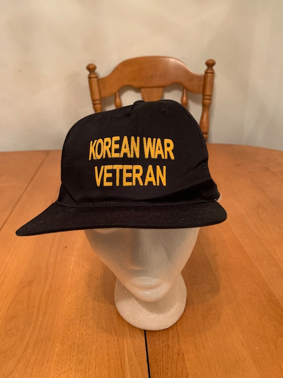 Vintage Korean War veteran Trucker Snapback hat 19