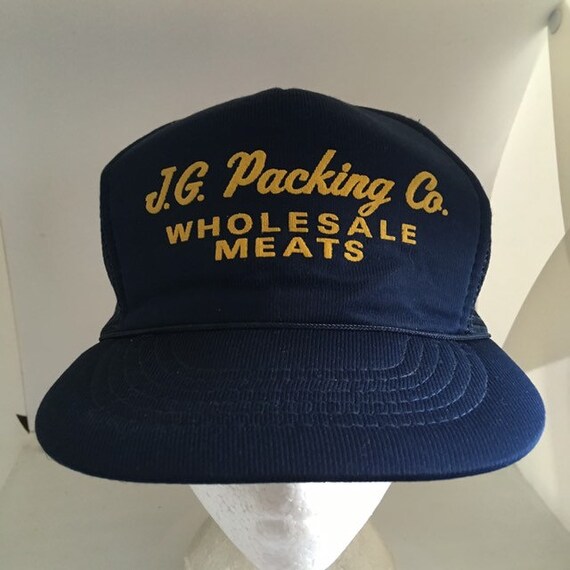 Vintage JG Packing Co wholesale meats Trucker SnapBac… Gem