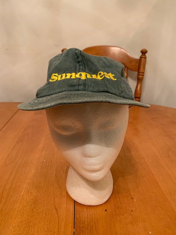 Vintage sunquest Strapback hat 1990s 80s - image 1