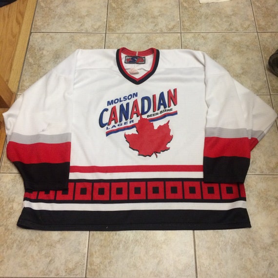 Vintage Molson Canadian hockey Jersey size XXL