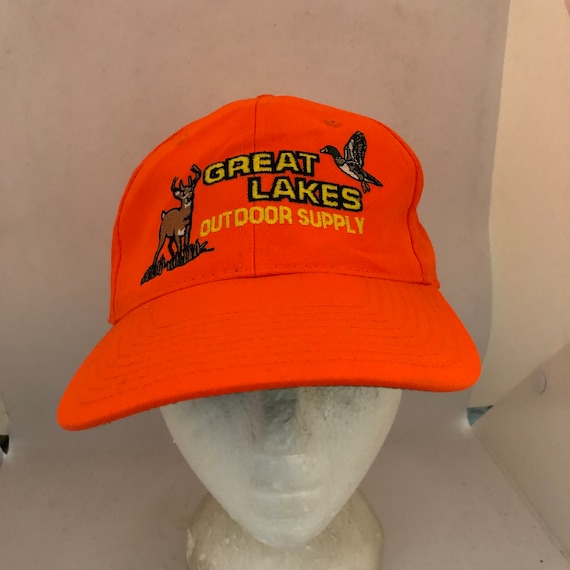 Vintage Great Lakes outdoor supply Trucker SnapBack H… Gem