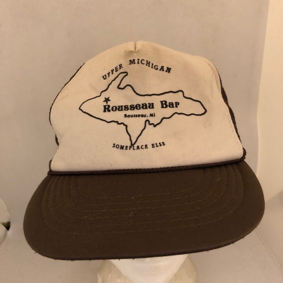 Vintage Trucker SnapBack Hat 1990s 80s S3 - Gem