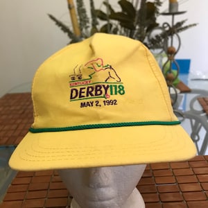 Vintage Derby118 Trucker Snapback hat adjustable 1990s image 1