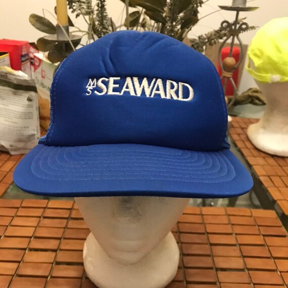 Vintage MS seaward Trucker SnapBack hat 1980s 90s - image 1