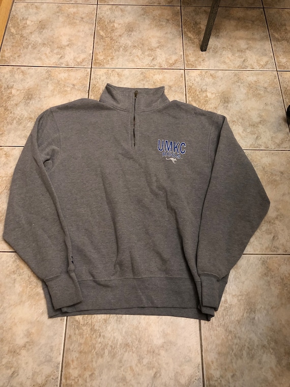 Vintage UMKC Roos Sweatshirt size Large 1990s 80s