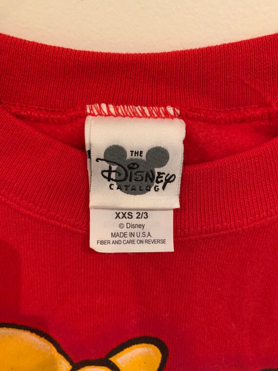 Vintage Winnie the Pooh  Sweatshirt size XXS 1990… - image 3